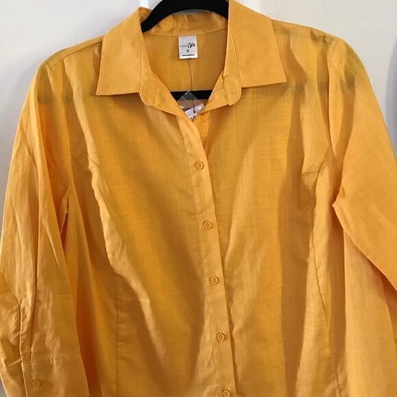 East 5th Button Down Oversized 100% Cotton Top - Picture 3 of 8